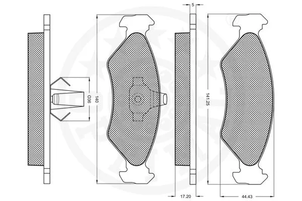 Brake Pad Set, disc brake