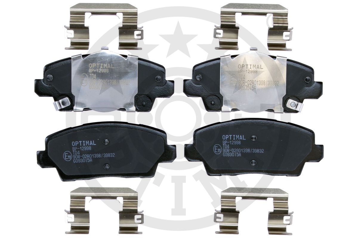 Brake Pad Set, disc brake (BP-12998)