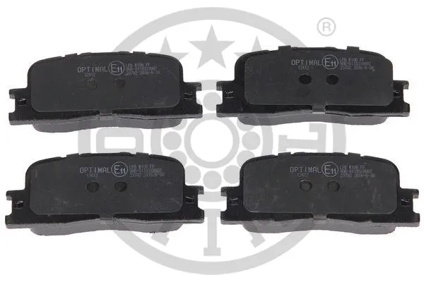 Brake Pad Set, disc brake (BP-12412)