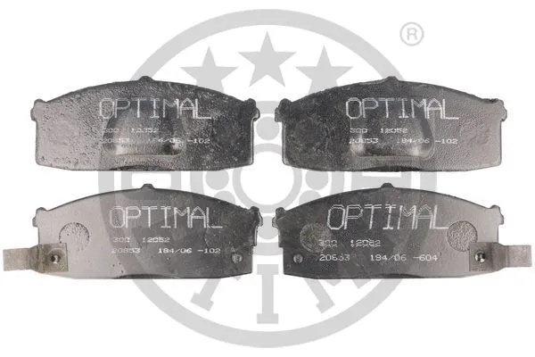 Brake Pad Set, disc brake (12052)