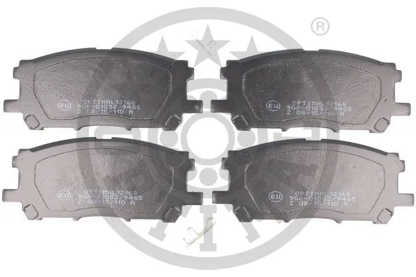 Brake Pad Set, disc brake (BP-12168)