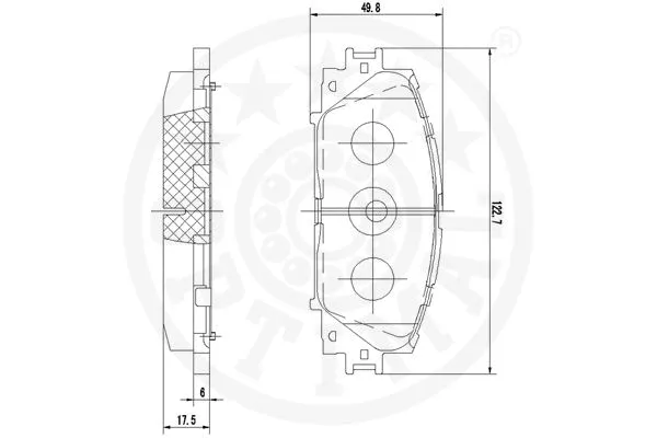 Brake Pad Set, disc brake