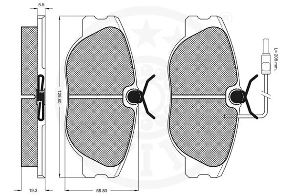 Brake Pad Set, disc brake