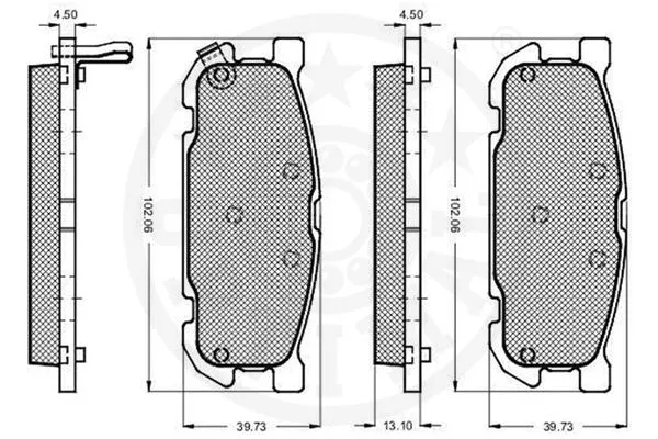 Brake Pad Set, disc brake