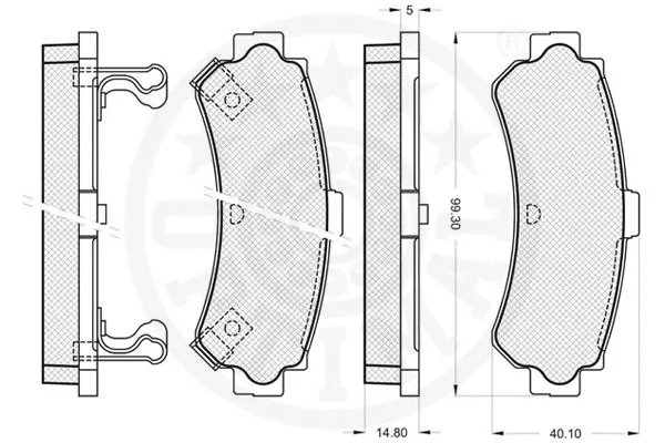 Brake Pad Set, disc brake
