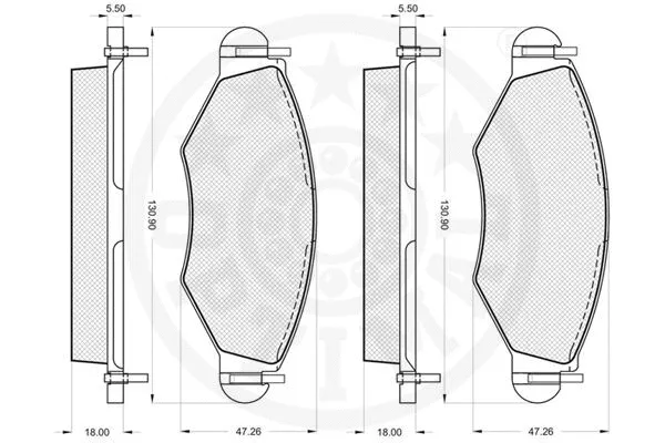 Brake Pad Set, disc brake