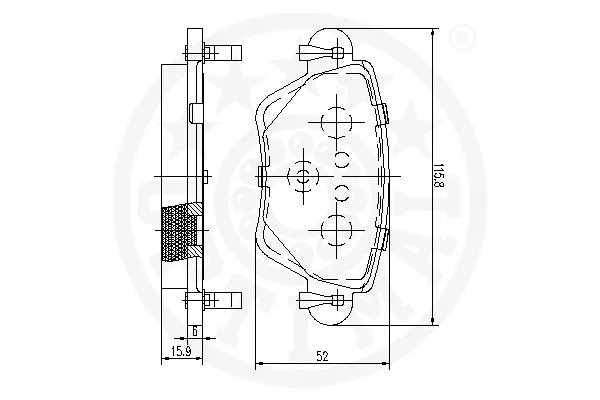 Brake Pad Set, disc brake