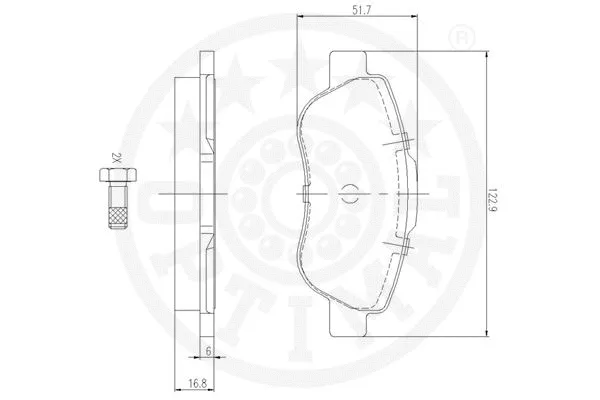 Brake Pad Set, disc brake