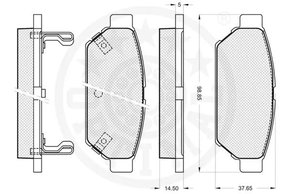 Brake Pad Set, disc brake