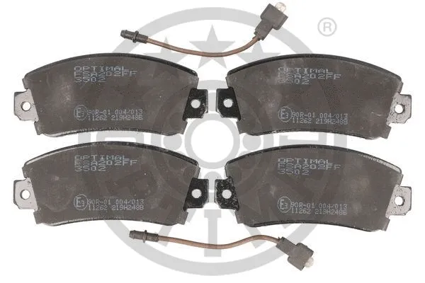 Brake Pad Set, disc brake (3502)