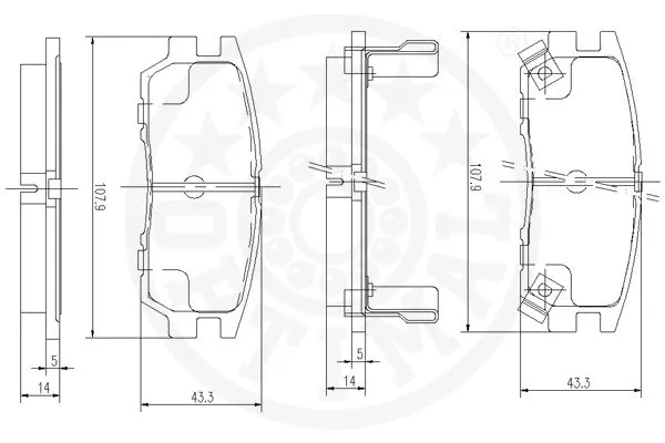 Brake Pad Set, disc brake