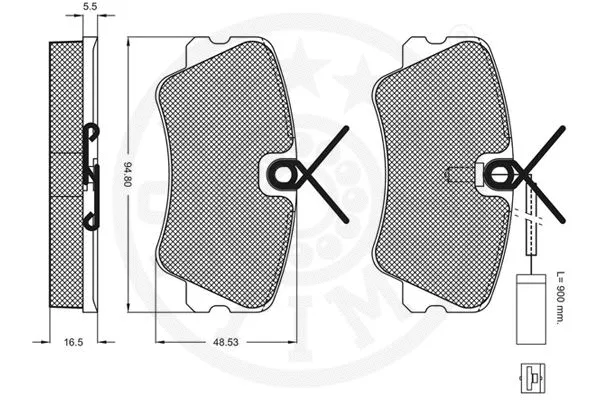 Brake Pad Set, disc brake