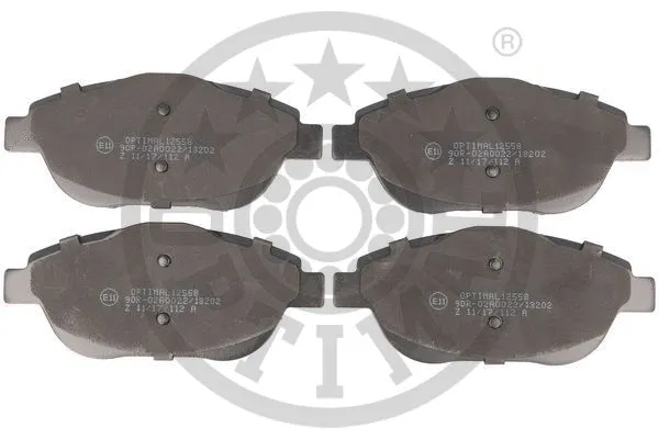 Brake Pad Set, disc brake (12558)