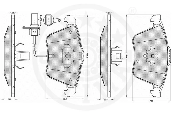 Brake Pad Set, disc brake