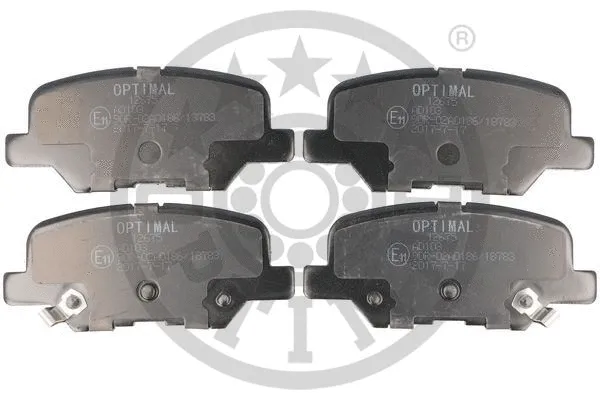 Brake Pad Set, disc brake (12675)