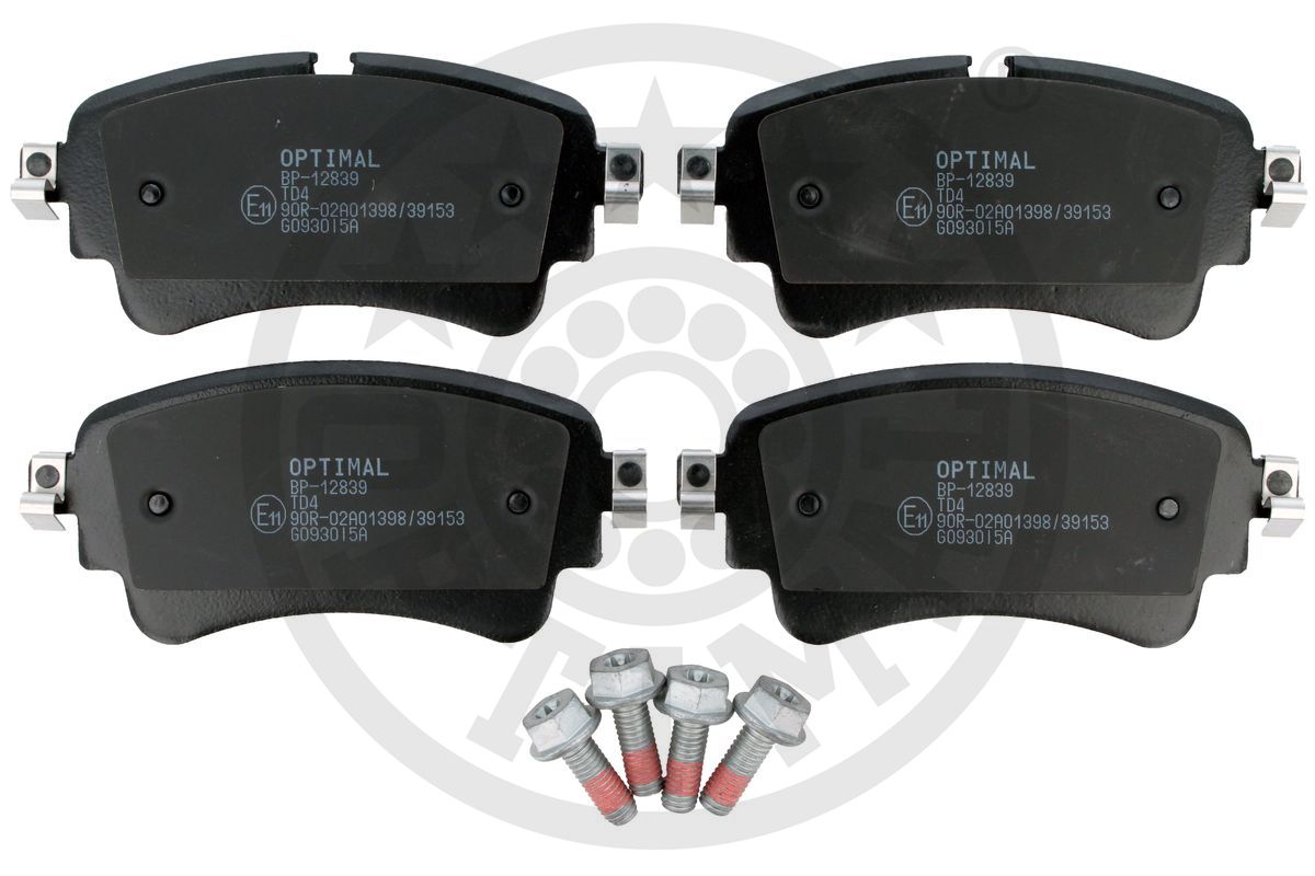 Brake Pad Set, disc brake (BP-12839)