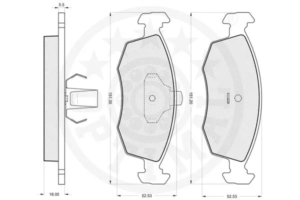 Brake Pad Set, disc brake