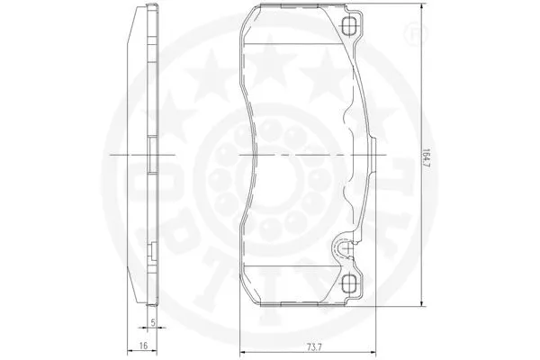 Brake Pad Set, disc brake