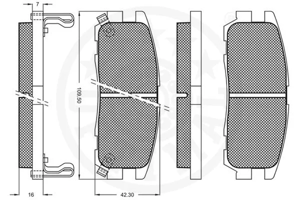 Brake Pad Set, disc brake