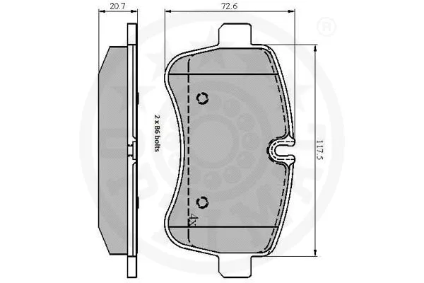 Brake Pad Set, disc brake