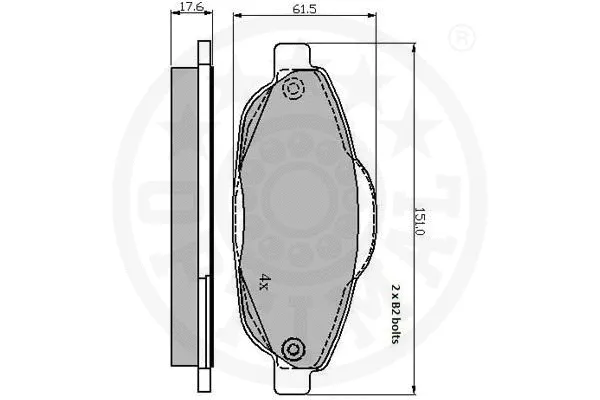 Brake Pad Set, disc brake