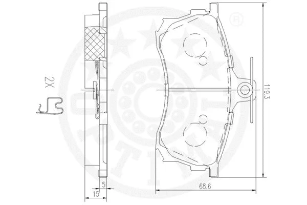 Brake Pad Set, disc brake