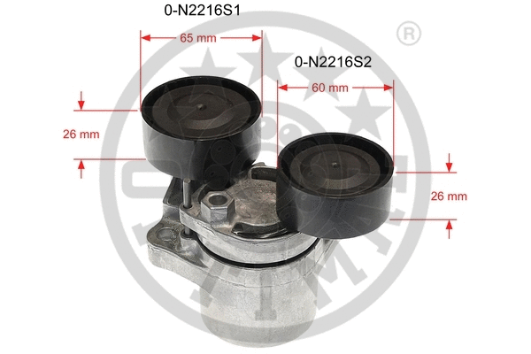 Belt Tensioner, V-ribbed belt (0-N2216)