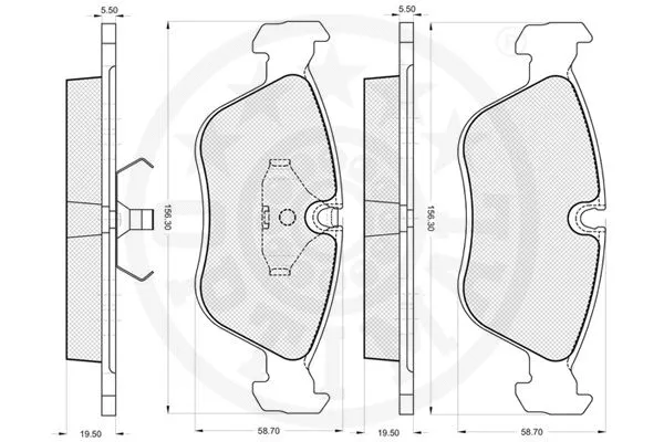 Brake Pad Set, disc brake