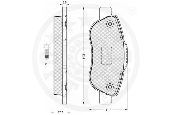 Brake Pad Set, disc brake