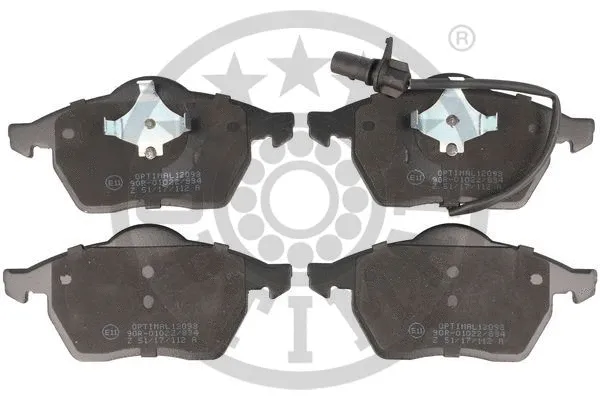Brake Pad Set, disc brake (12093)