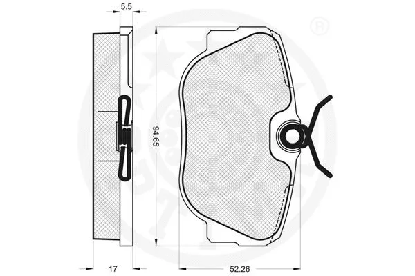 Brake Pad Set, disc brake
