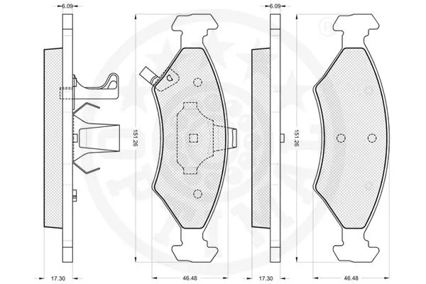 Brake Pad Set, disc brake