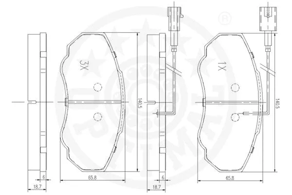 Brake Pad Set, disc brake