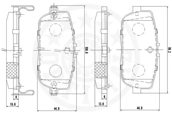 Brake Pad Set, disc brake