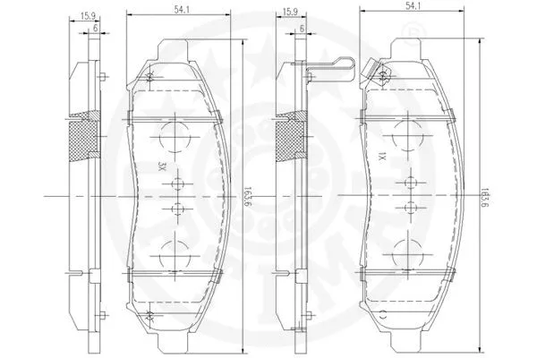 Brake Pad Set, disc brake