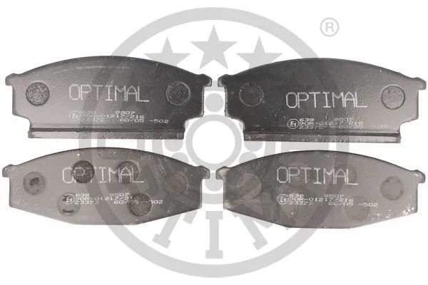 Brake Pad Set, disc brake (9507)