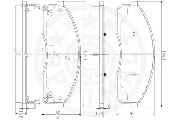 Brake Pad Set, disc brake