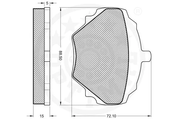 Brake Pad Set, disc brake