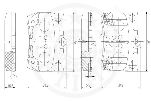 Brake Pad Set, disc brake