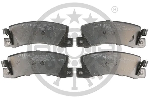 Brake Pad Set, disc brake (BP-09807)