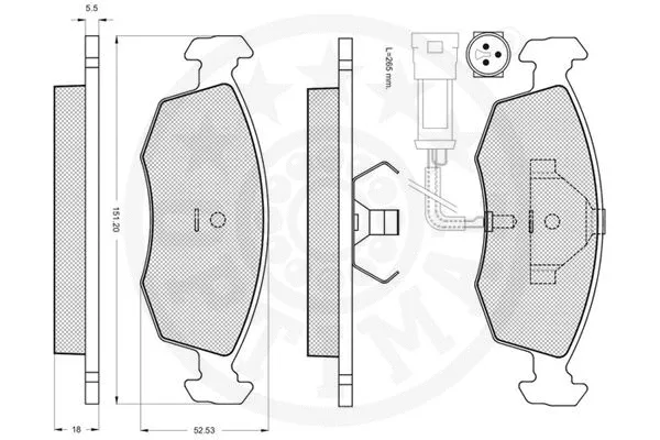 Brake Pad Set, disc brake