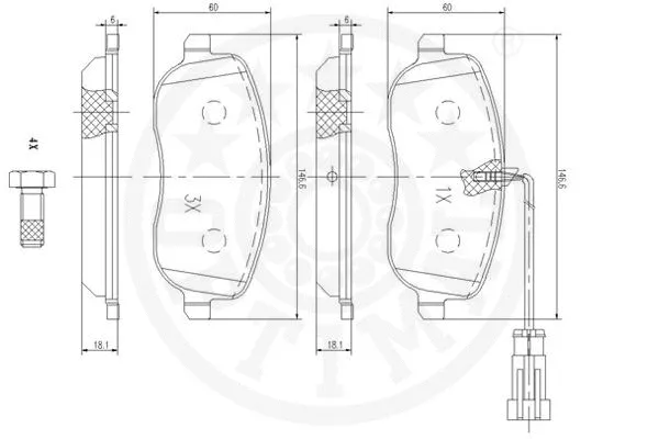 Brake Pad Set, disc brake