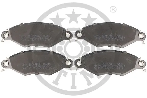 Brake Pad Set, disc brake (BP-10316)