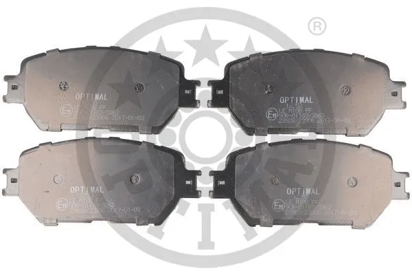 Brake Pad Set, disc brake (12253)