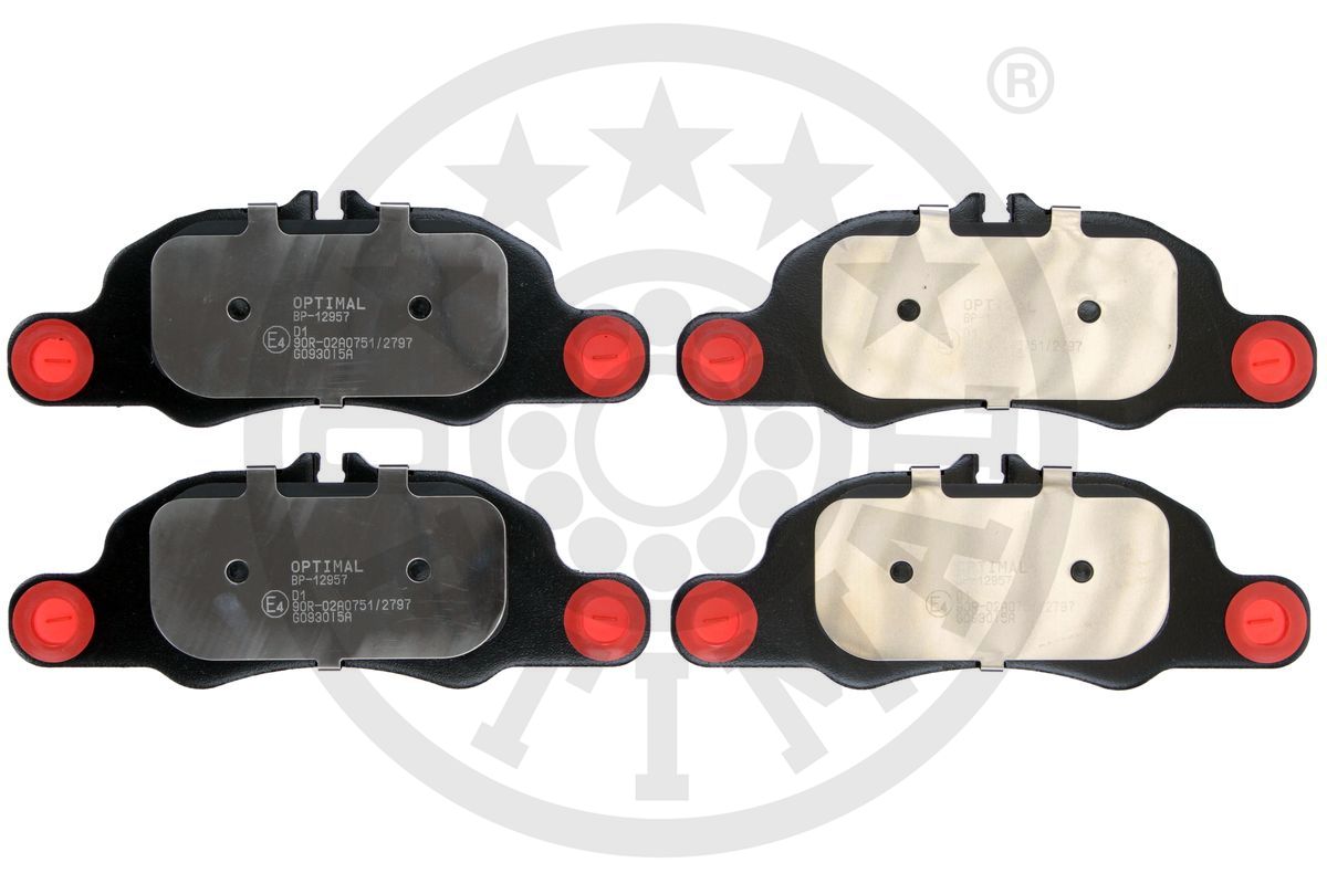 Brake Pad Set, disc brake (BP-12957)