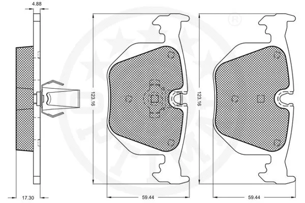 Brake Pad Set, disc brake