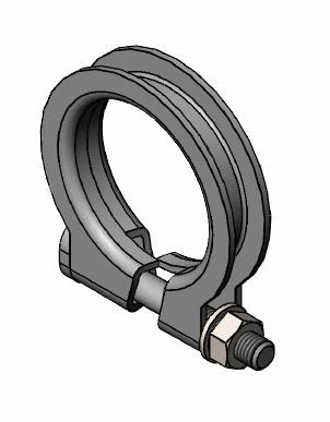 Clamping Piece, exhaust system