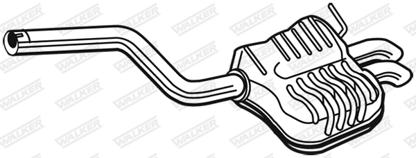 Rear Muffler (25122)