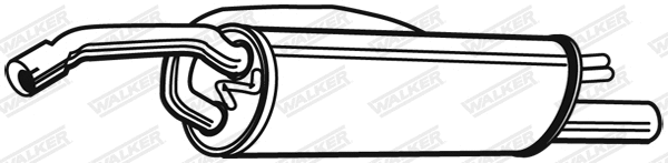 Rear Muffler (21495)