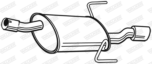 Rear Muffler (24109)